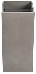 Betonowa umywalka na postumencie - dł. 40 x szer. 40 x wys. 80 cm - BALEZINO