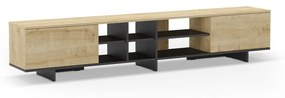 Szafka pod TV w dekorze dębu 230x44 cm Cequoia – Marckeric