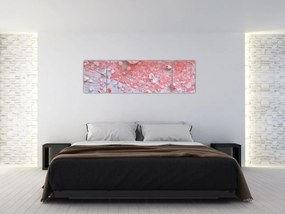 Obraz - Nadmorska atmosfera w różowych odcieniach (170x50 cm)