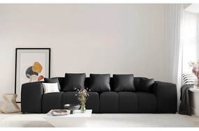 Czarna sofa 320 cm Rome – Cosmopolitan Design