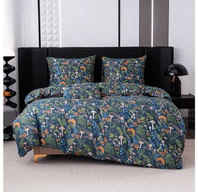 PrzytulneMieszkanie.pl PrzytulneMieszkanie.pl Pościel z mikrowłókna GRZYBY I ROŚLINY kolorowe Rozmiar pościeli: 2 szt 70 x 90 cm | 200 x 220 cm