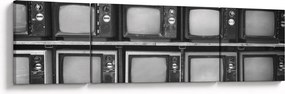 Obraz - Retro TV (170x50 cm)