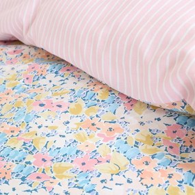 Różowa pościel dwuosobowa 230x220 cm Darcy Floral – Catherine Lansfield