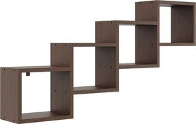 Minimalistyczna półka wisząca wenge F2-D81