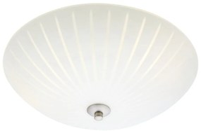 Biała lampa sufitowa ze szklanym kloszem ø 35 cm Cut – Markslöjd