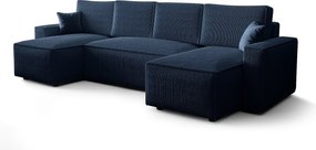 BEDANTE Narożnik AMBRO U Poso 05 z funkcją spania i pojemnikiem, kształt U, rozkładana sofa