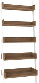 Biały regał w dekorze dębu 80x195 cm Only – Kalune Design