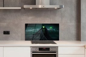 Panel nad Blat Kuchenny Mroczny Wojownik i Zielony Płomień