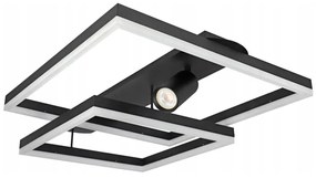 Lampa sufitowa LED/38W/230V + 1xGU10/30W czarna