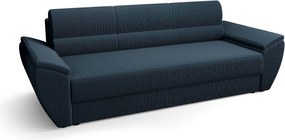 BEDANTE SOFA REBI BIS z funkcją spania POSO 05 ciemnoniebieski z pojemnikiem na pościel, sofa do salonu, kanapa, sofa rozkładana, sofa z pojemnikiem, wersalka