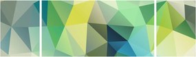 Obraz abstrakcji geometrycznej (170x50 cm)