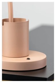 Jasnoniebiesko-różowa lampa stołowa z metalowym kloszem (wysokość 50 cm) Mouse – GTV