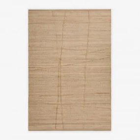 Prostokątny Dywan Z Juty I Bawełny Emeline Kremowa Semoline & 200 X 300 Cm - Sklum