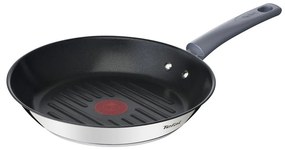 Patelnia z powłoką nieprzywierającą do grillowania ze stali nierdzewnej ø 26 cm Daily Cook G7314055 – Tefal