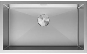 Mexen Trixo zlewozmywak stalowy 1-komorowy 750 x 440 mm, inox - 6415751000-01