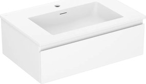 Mexen Orio szafka łazienkowa 70 cm z umywalką Otis, 1 szuflada, biała mat - 91A10-07023-1-BF01-W18M01