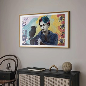 Plakat Totemiczna Frida 90x60 cm z ramą złotą z marginesem ARTGEIST B