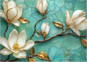 Obraz - 3D magnolie (70x50 cm)