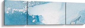 Obraz - Niebieski wystrój (170x50 cm)
