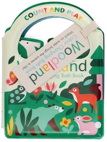 Zabawka interaktywna Colour changing bath book Woodland – Rex London
