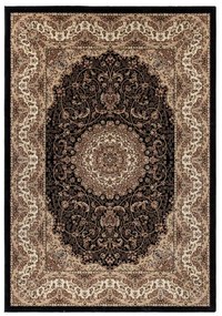 Dywan klasyczny Kashmir Ornament beżowo-czarny 200 cm x 290 cm