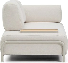 Beżowa sofa modułowa z tkaniny szenilowej 200 cm Compo – Kave Home
