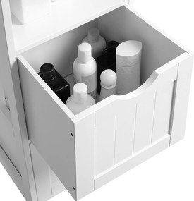 Szafka Łazienkowa słupek wysoka Biała - BBC66WT