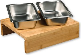 Kesper 58355 Deska do krojenia z tackami, stal nierdzewna, 35 x 29 x 9,5 cm