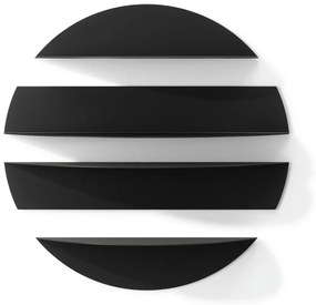 Czarne metalowe półki zestaw 4 szt. 76 cm Solis – Umbra
