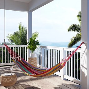 Czerwona hamak LAZARA 240x150 cm