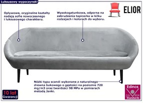 Trzyosobowa sofa skandynawska Viniera 4X Skania 37X