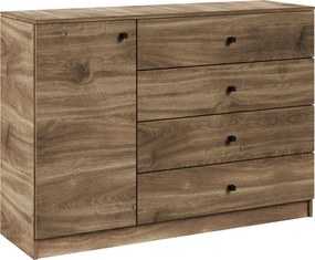 Komoda NESTOS 120 cm do Salonu Sypialni Brąz