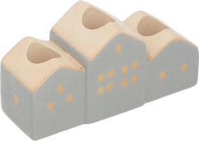 Świecznik Hauses 13x5x7cm grey