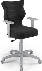 Młodzieżowe krzesło do biurka Duo Grey rozmiar 6 (159-188 cm)