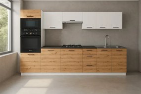 Antracytowy zestaw mebli kuchennych S9-L60