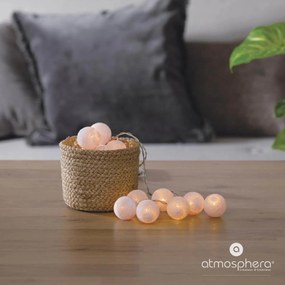 Girlanda LED cotton balls, 16 lampek, 240 cm