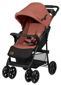 Lionelo - Wózek EMMA PLUS ceglasty/czarny