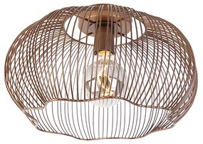 Industrialna lampa sufitowa miedziana 40 cm - FinnPrzemysłowy Oswietlenie wewnetrzne