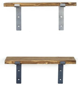 Półka Lam005 Black and Walnut