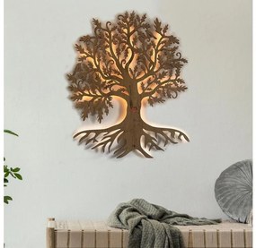 Li-Go 5739/DUB2 - Ściemnialna dekoracja ścienna LED/10W/230V 68x80 cm dąb