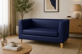 Sofa Monaco : Kolor nogi - Drewno, Kolor tkaniny - EKO-SKÓRA - 4D, Typ tkaniny - Eko-skóra , Wysokość nogi - 15 cm