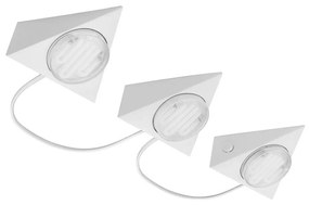 Eglo 89606 - ZESTAW 3x Oświetlenie punktowe KOB 1 3xGX53/7W/230V