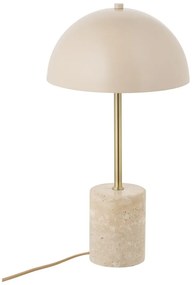 Beżowa lampa stołowa z metalowym kloszem (wysokość 45 cm) Sheffield – House Nordic
