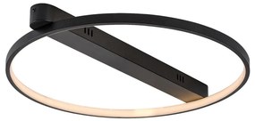 Rabalux 71344 - LED lampa sufitowa BELIZA LED/45W/230V 3000K 50x55 cm czarna