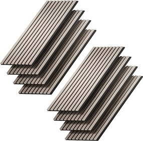 Panel akustyczny brązowy 120x1.8x40 akustikpaneel