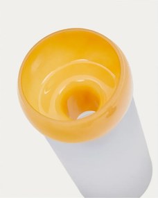 Żółty szklany wazon (wysokość 30,5 cm) Kelse – Kave Home