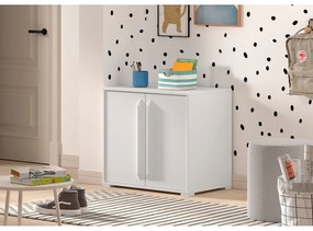 Biała komoda dziecięca 68x62x43 cm Sam – Vipack