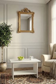 Klasyczna ława kawowa z półką fineline crema H9-H14