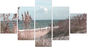 Obraz - Różowa plaża (125x70 cm)