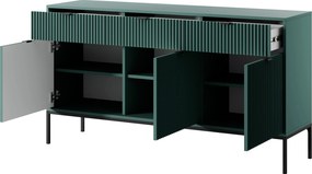 Komoda STELLARE 154 cm do Salonu Sypialni Odcienie zieleni